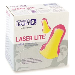 10 Paires De Bouchons D'oreilles Howard Leight Laser Lite - Protection Auditive - Neuf Sous Blister